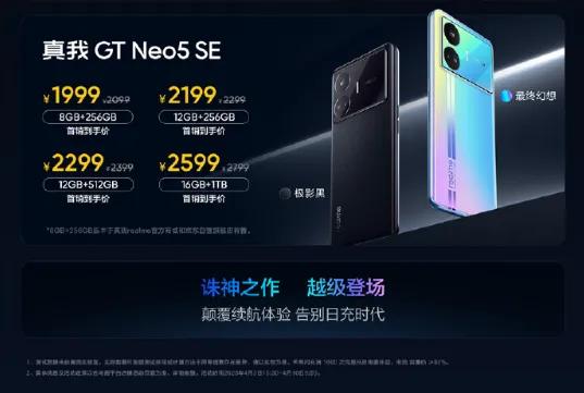 聊一聊真我GT Neo5 SE这款手机

真我GT Neo5 SE这款机子基本上