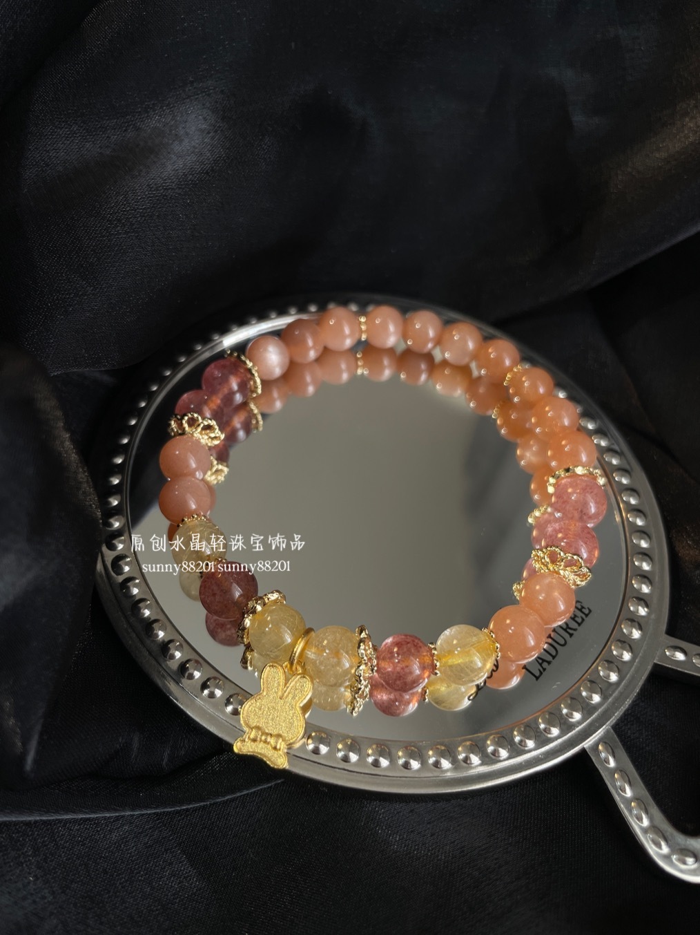 #每天摸鱼打卡##花式摸鱼现场#喜欢图几💜#水晶手链##网红饰品##天然水晶#