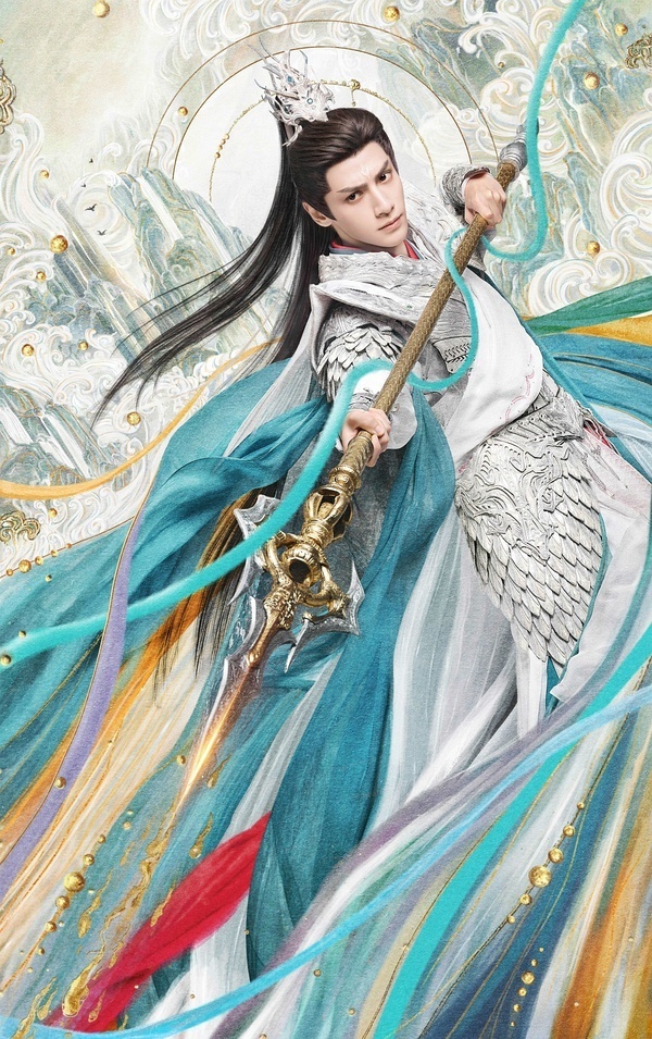《长月烬明》敦煌风海报合集只有高颜值才能压得住浓墨重彩，一部全员高颜值的剧太难得