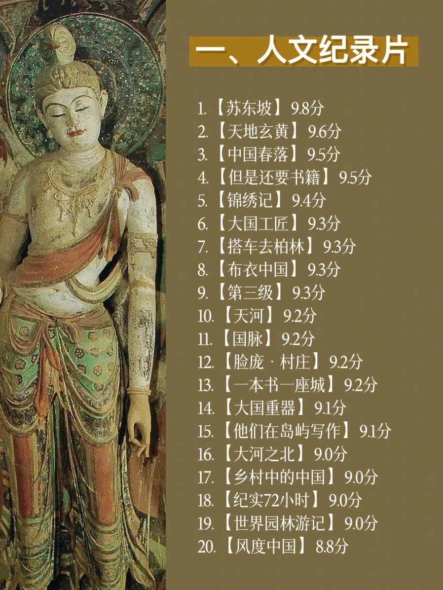 <p>一定要多看记录片，不要把