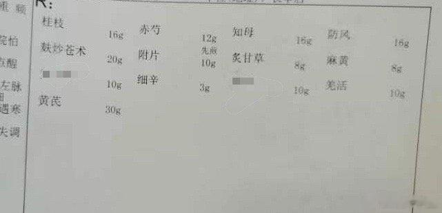 腰椎间盘突出，腰痛明显，遇冷严重，桂芍知母汤合千金三黄汤，吃了一周，今天复诊，疼