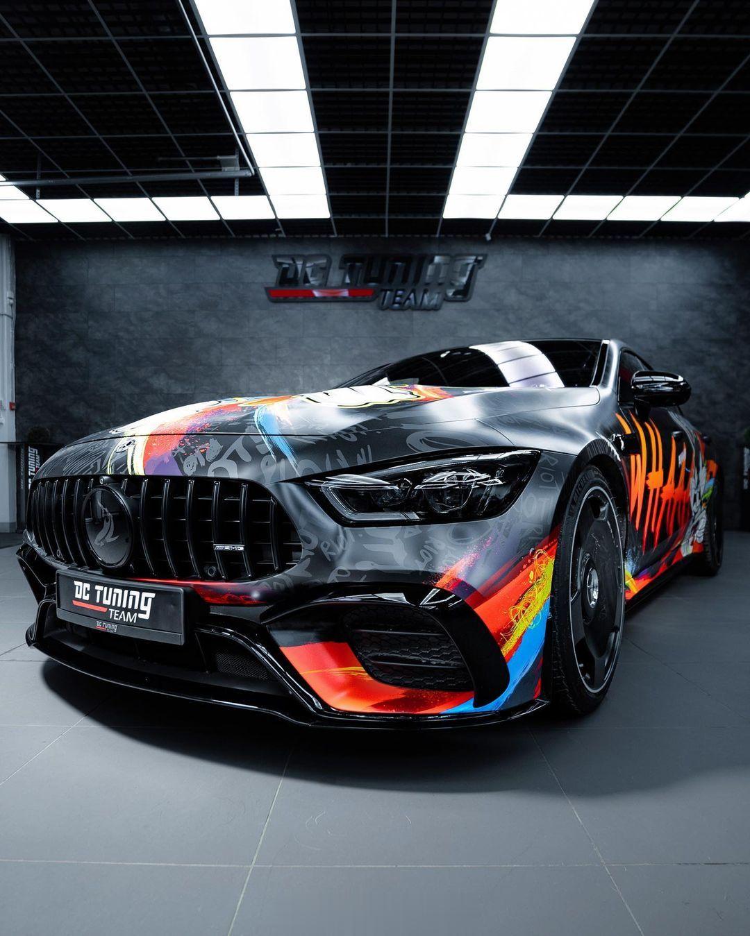 Mercedes-Benz AMG GT 🎨有没有很fashion#奔驰AMG