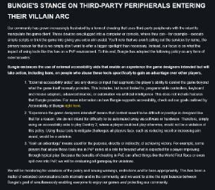 【Bungie宣布将打击硬件外挂 一大波《》封禁即将来袭】近日《命运2》开发商 