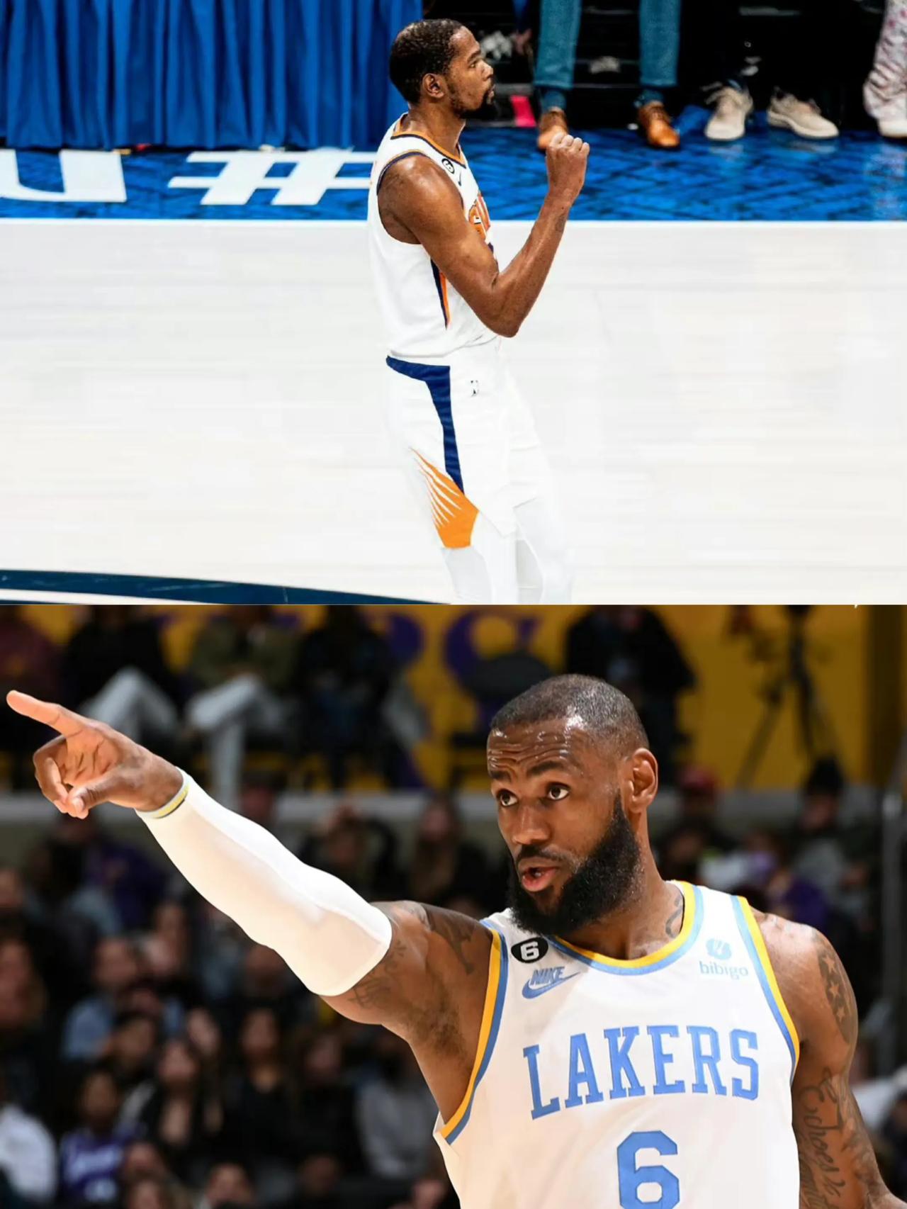 同为出战40场以上的比赛，杜兰特与詹姆斯主要数据对比

            