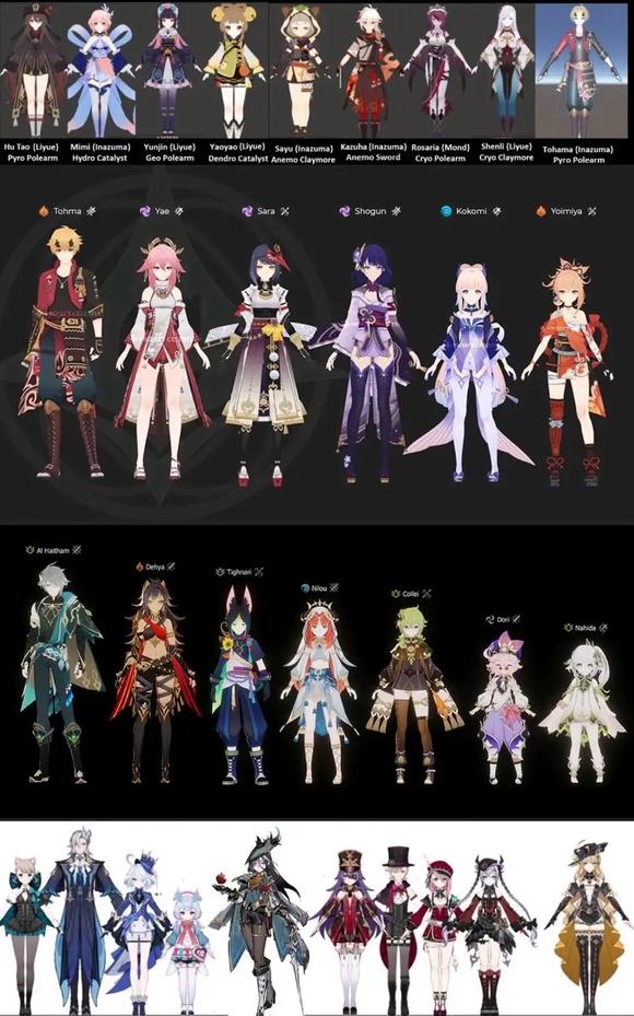 看到枫丹这一堆帽子和长筒袜，真