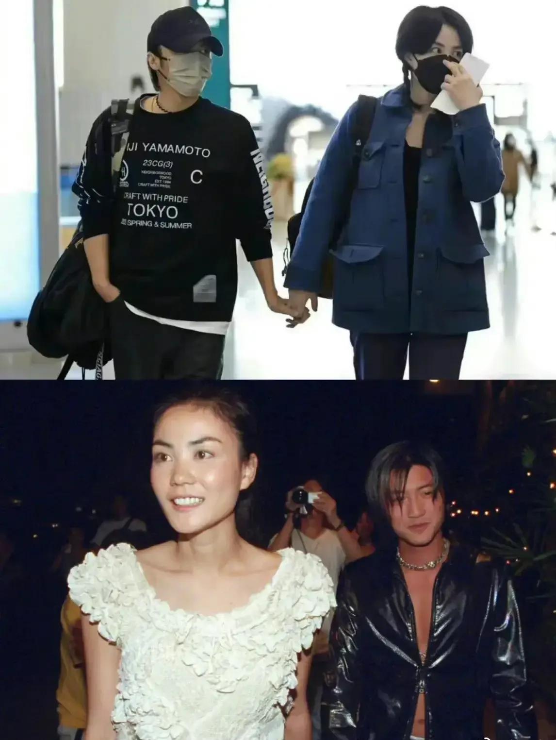 王菲谢霆锋久违牵手现身机场被拍！

很多人都以为他俩秘密分手了，结果，谢霆锋和王