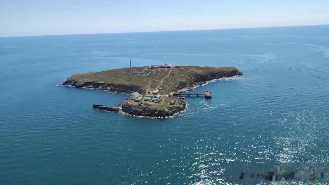 晚上入侵者在 蛇岛投下了四枚空投炸弹，这是 Odesa OVA Maksym M