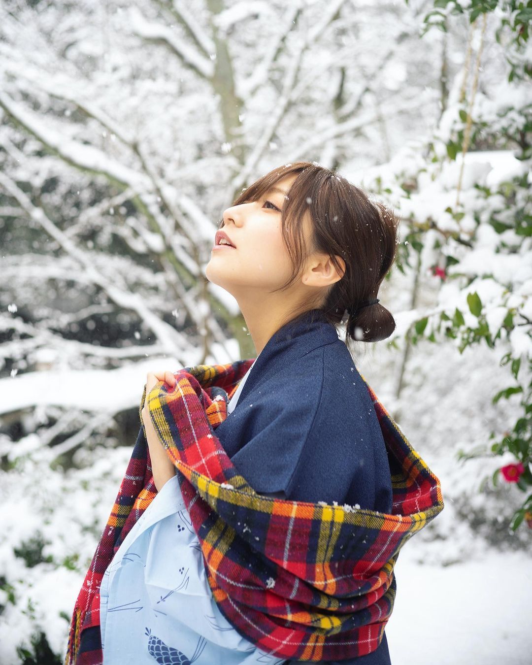 带着你去日本看雪#少女写真#  #情绪Leo# #清纯御姐#,#美妆搭配# ​​