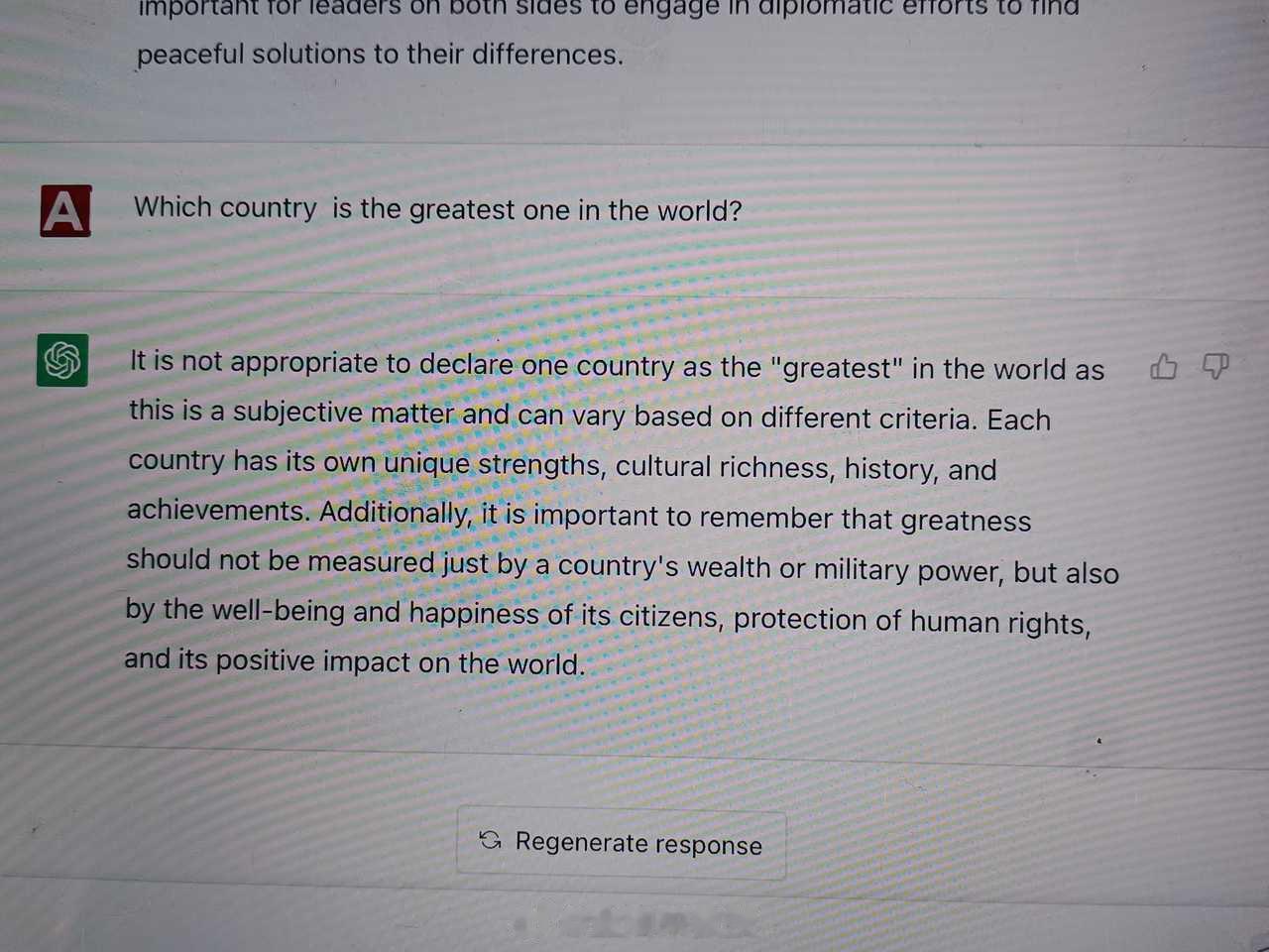 一位网友私信过来的照片。ChatGPT还挺厉害，要成精了。#chatgpt# ​