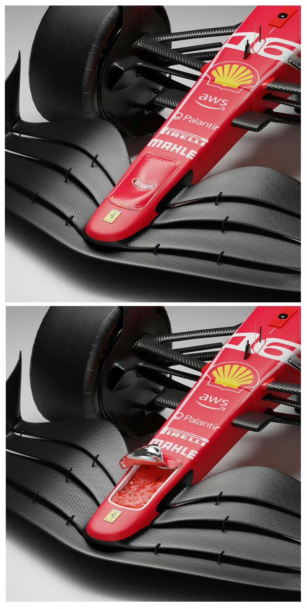 【F1】法拉利“可变鼻翼”恶搞。