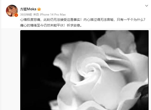 2月26日深夜，郭富城的妻子方媛透过社交平台发声为好友蔡天凤致哀，她表示一直陷入