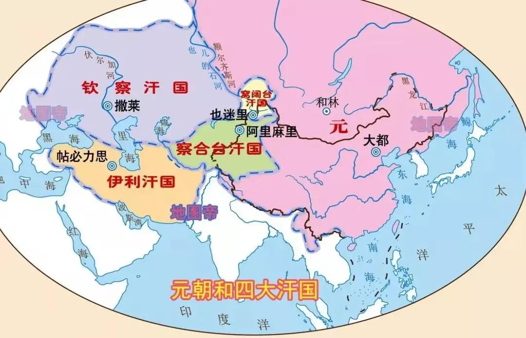 公元1225年，铁木真灭亡花剌子模回来。都分封了哪些功臣？
铁木真以额尔齐斯河以