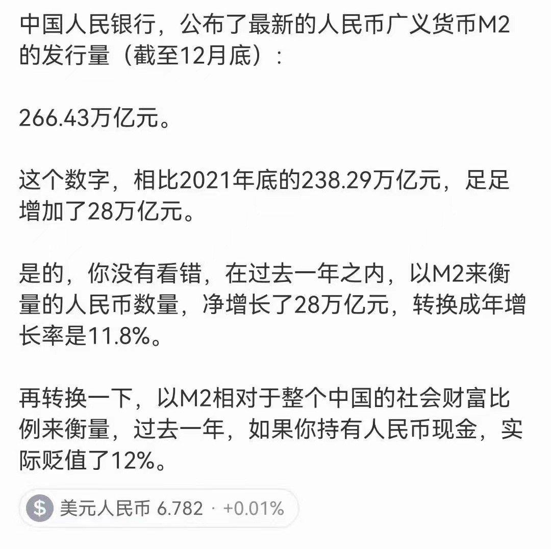 去年印了这么多钱，都去哪了？请