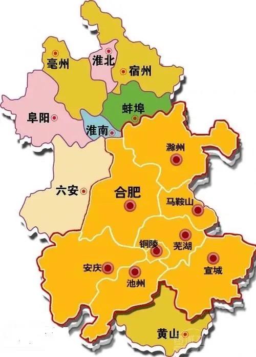 安徽地图