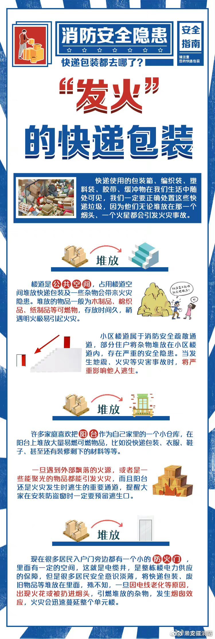 【双十一，拆快递也别忘了消防安