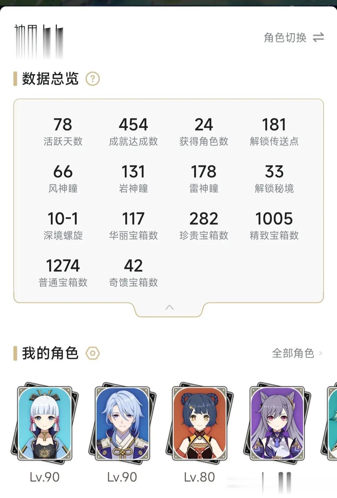 78天，从0到世界等级8，绫人池子入坑。
用刻晴砍完璃月，用绫人砍了一半的稻妻，