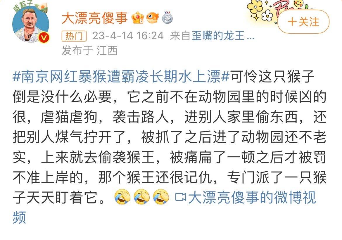 哈哈哈，看了这个只想说，猴在做天在看，天道轮回报应不爽 ​​​