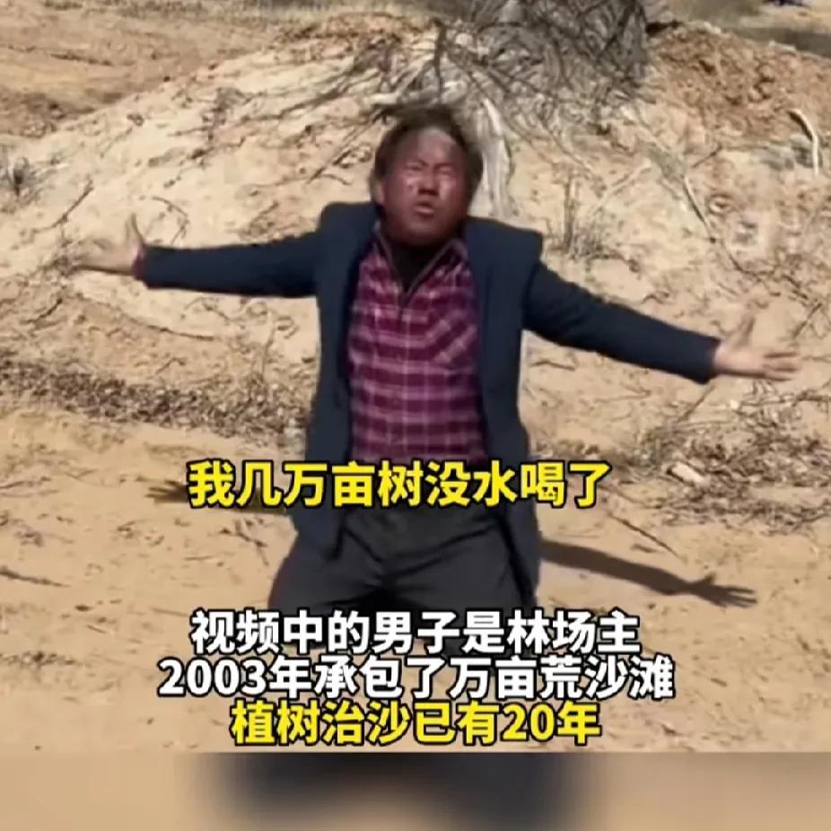 十二年前，当地双马煤矿截断水源，与林场签订协议，煤矿将处理后达标的水供应给林场作