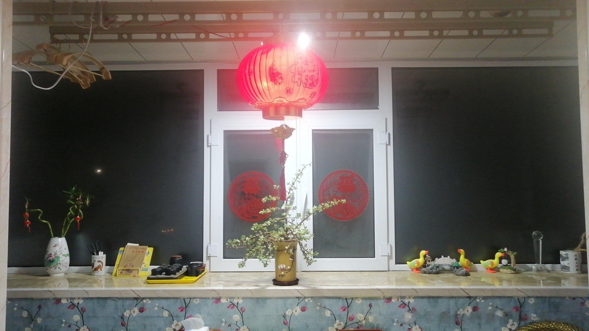 小年今把灯笼挂，窗外更美是烟花