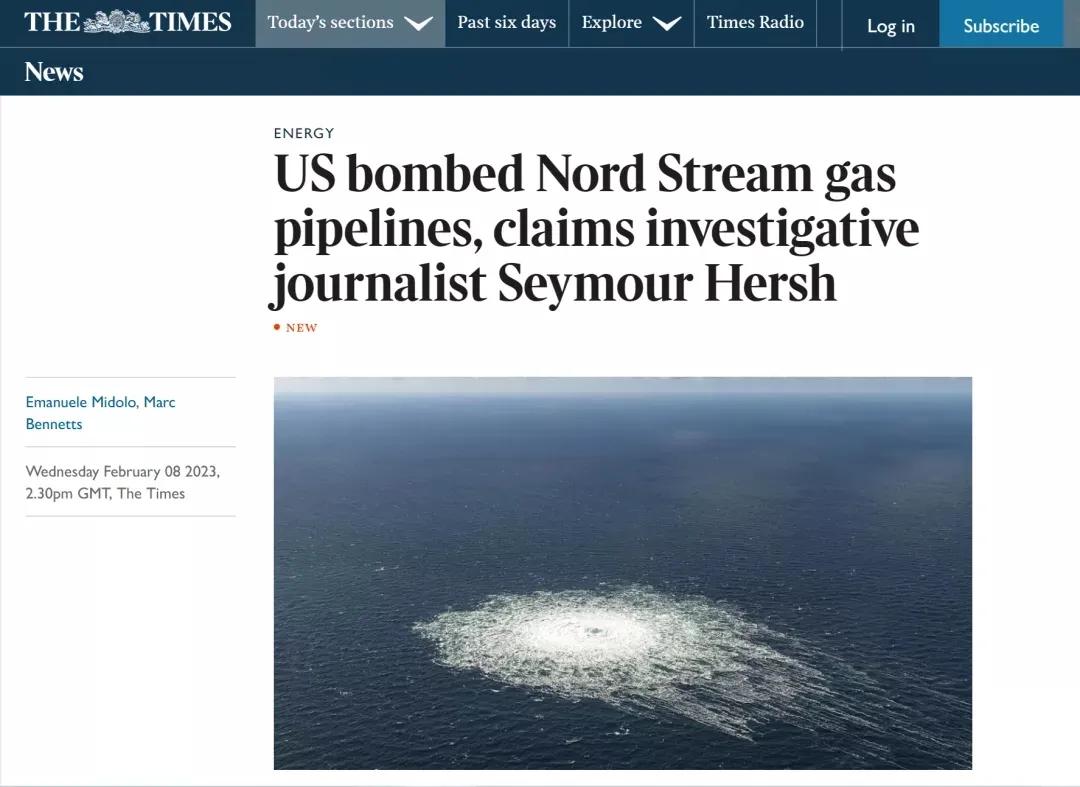 “北溪”管道爆炸再次引发全球关注

美国这位名记者看不下去拜登的阴险，发文揭露“