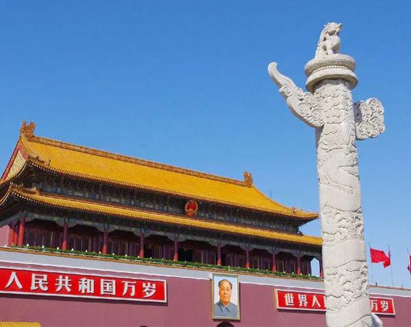天安门华表柱头上的蹲兽有什么含