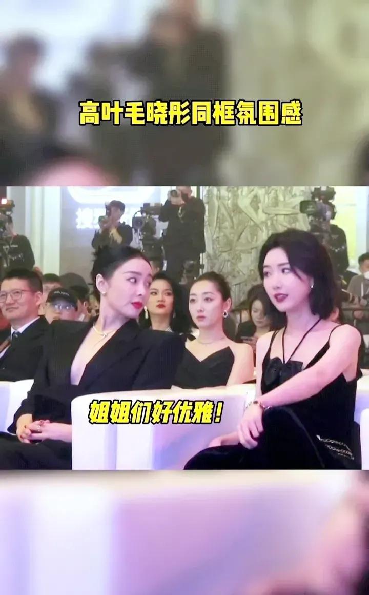 高叶大概没想过她也可以坐第一排！

自从在《狂飙》里饰演大嫂火了以后，高叶忙起来