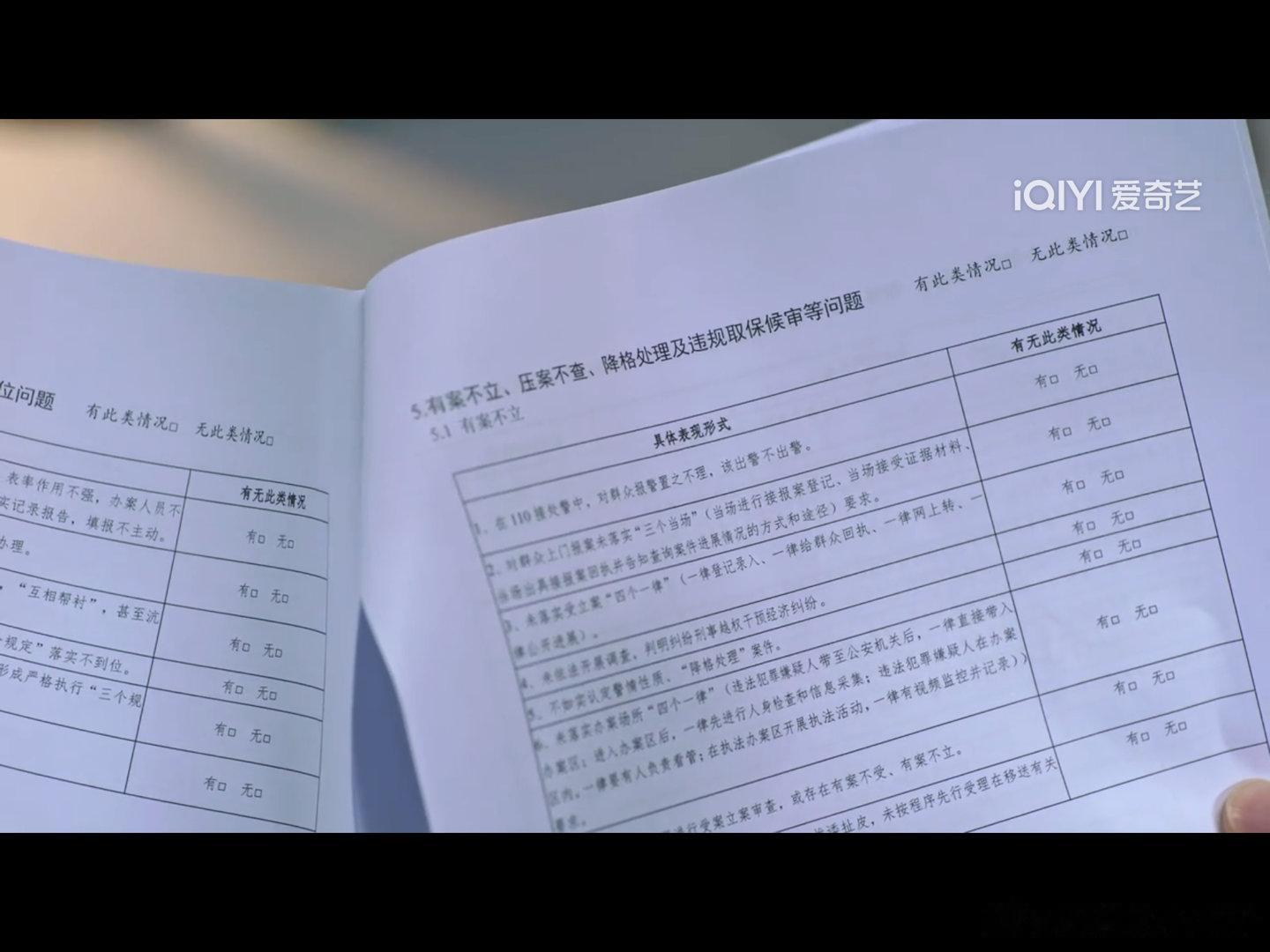  电视剧中27集中出现的“有案