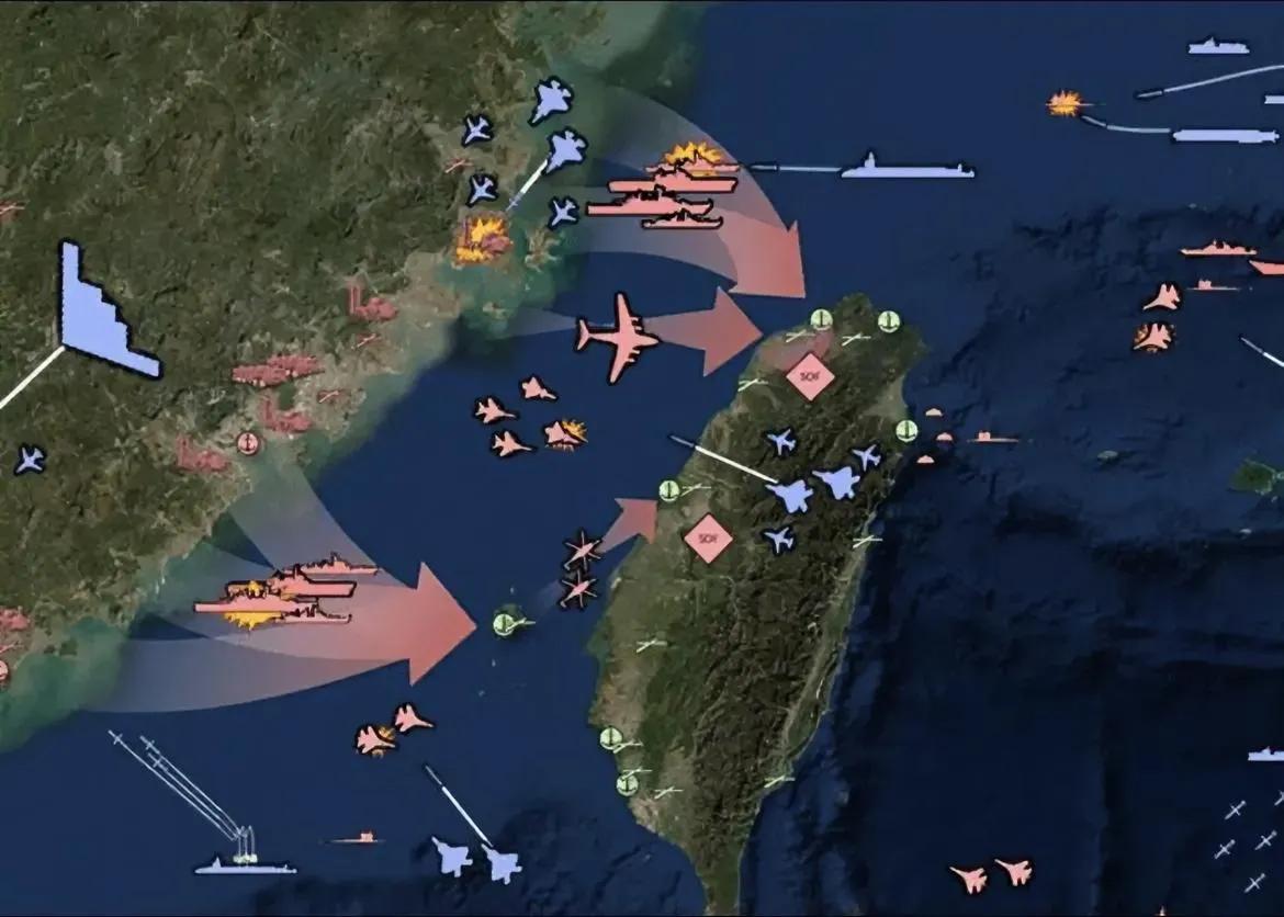 这次环岛军演比去年又有新的突破！
上次是封岛演习，这次是以打击为主！还是现代化战