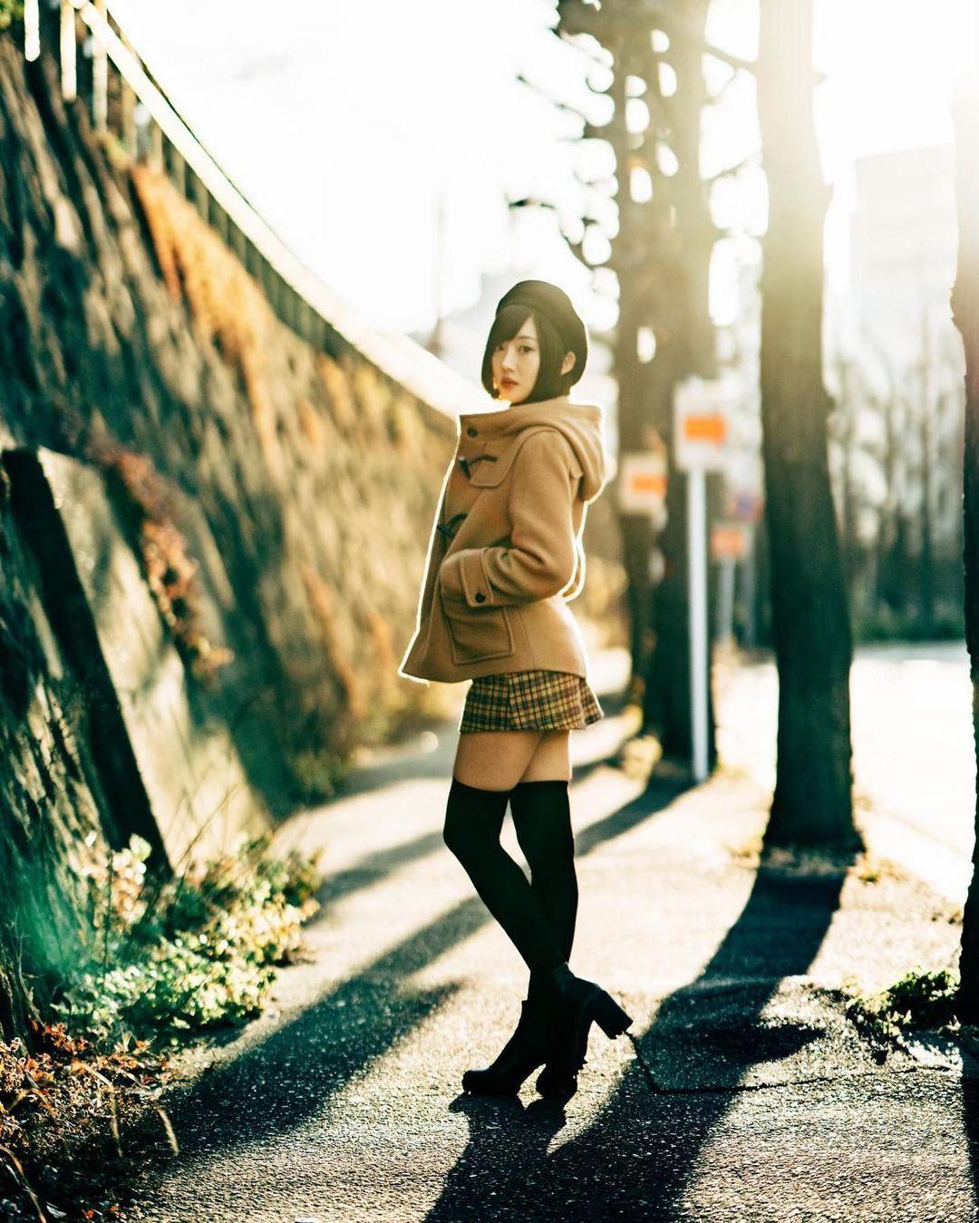 夕阳下的小姐姐#少女写真#  #情绪Leo# #清纯御姐#,#美妆搭配# ​​​
