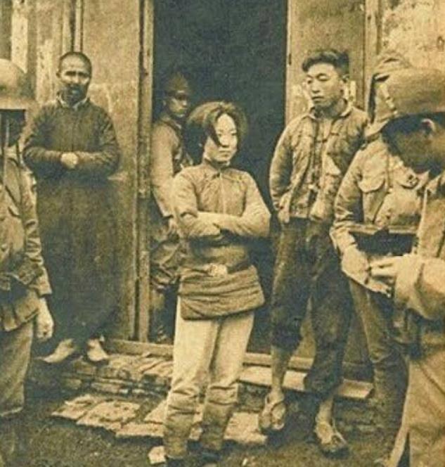 1938年一名叫做陈本华的24岁革命游击队战士在山东和县被日军熊本师团坂井支队抓