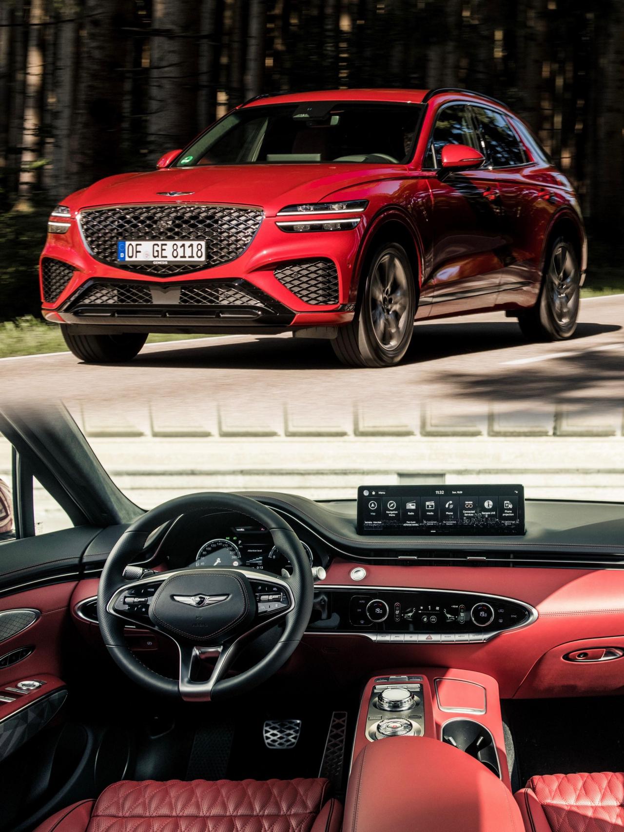 捷尼赛思GV70燃油版来袭，将搭载2.5T发动机
捷尼赛思旗下全新中型SUV车型