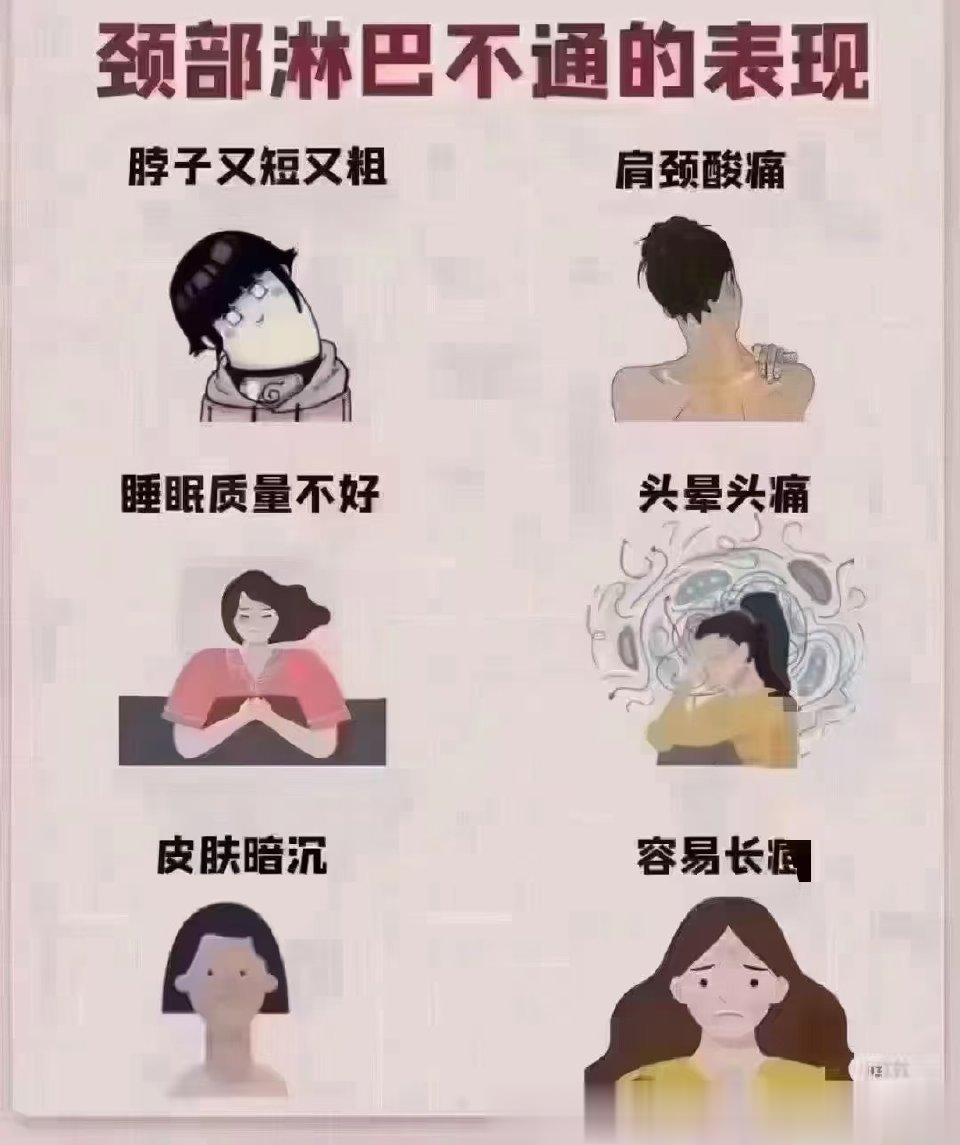 健康提示：淋巴淤堵的危害:涂儒舒宝搭配五清茶疏通身体淋巴排毒1：就是觉的头疼；2