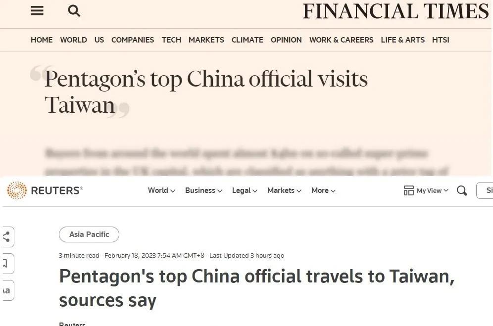 英国《金融时报》星期五（2月17日）引述知情人士的话报道说，美国国防部主管中国事