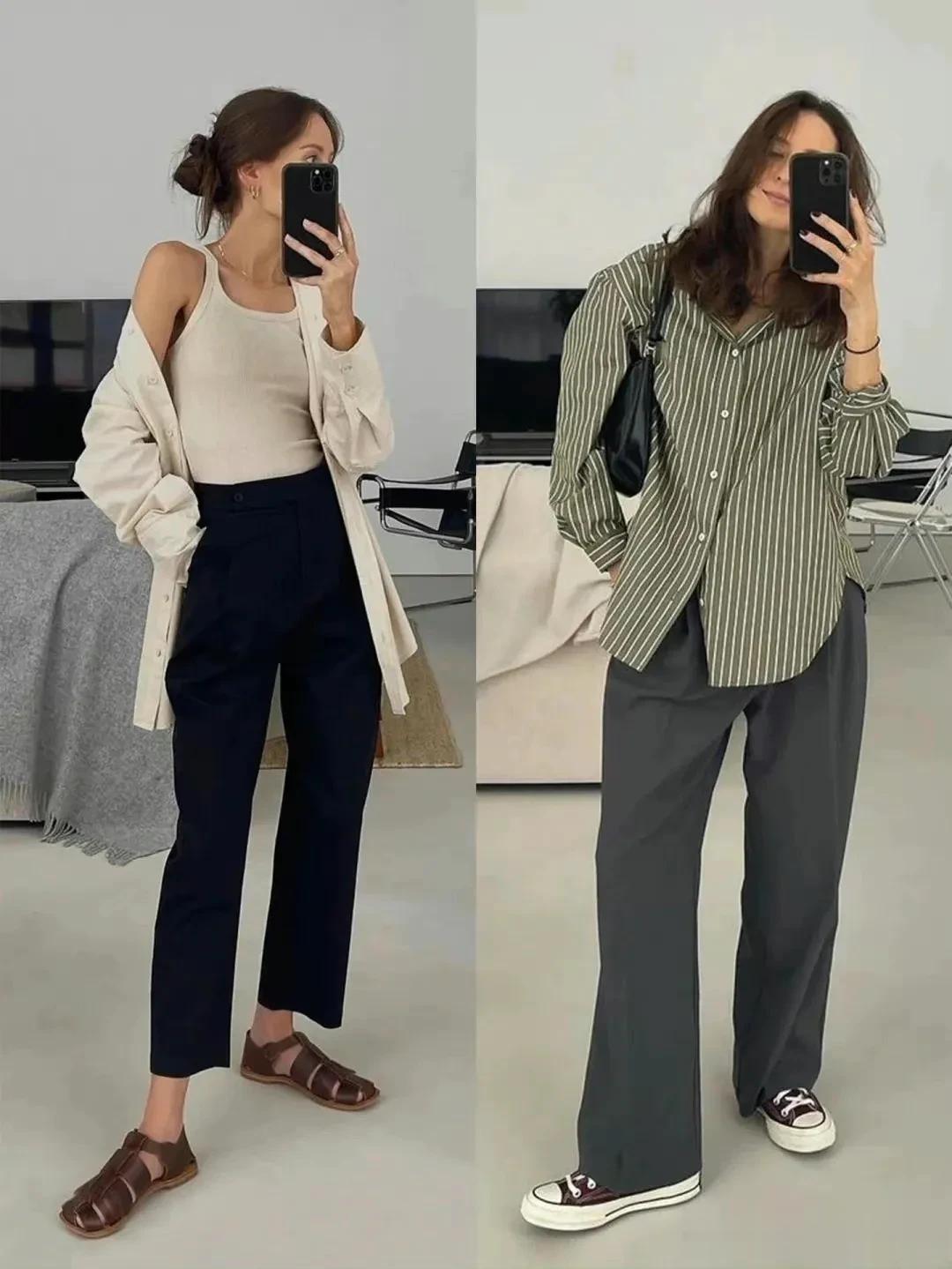 
早春上班穿搭，简约耐看look
 
衬衫