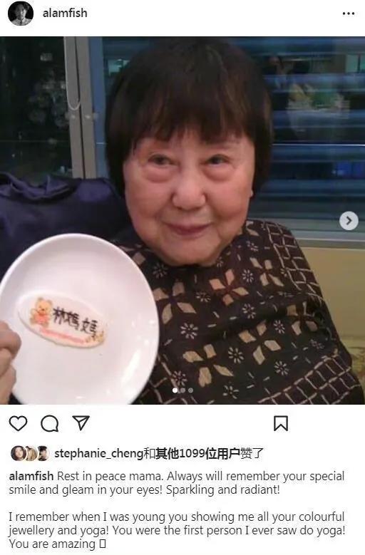 噩耗！林子祥母亲去世，享年99