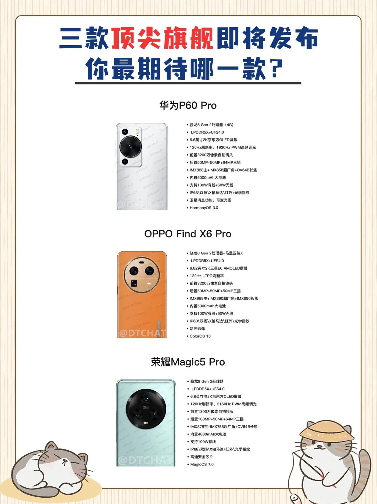 三款新机即将发布，你最期待哪一款？ 数码 #新机曝光