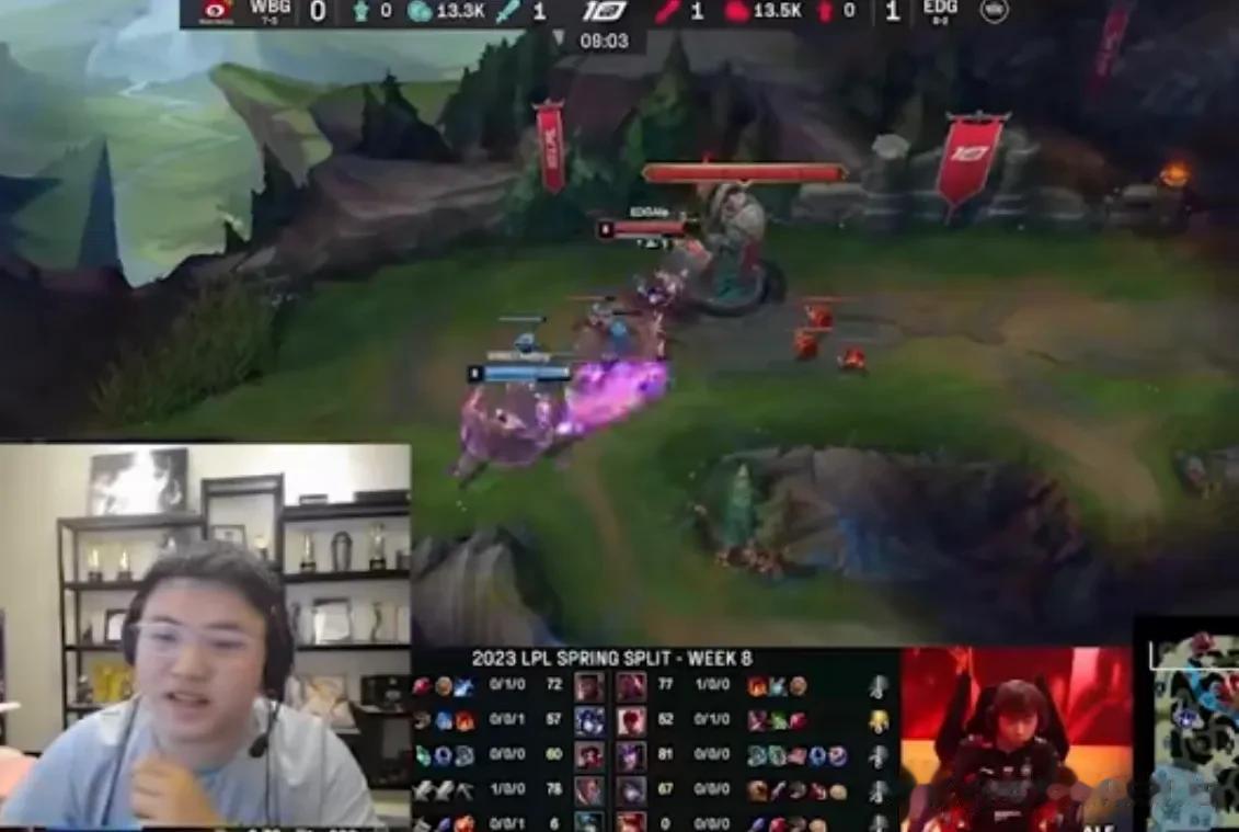 Uzi：主播当时如果去EDG打职业感觉无敌，有隐藏属性的可惜了，我当年的实力再加