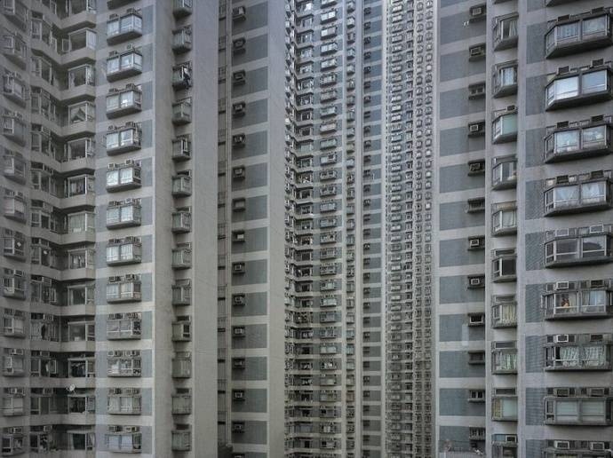 香港，高密度住宅区｜来自摄影师Michael Wolf ​ ​​​