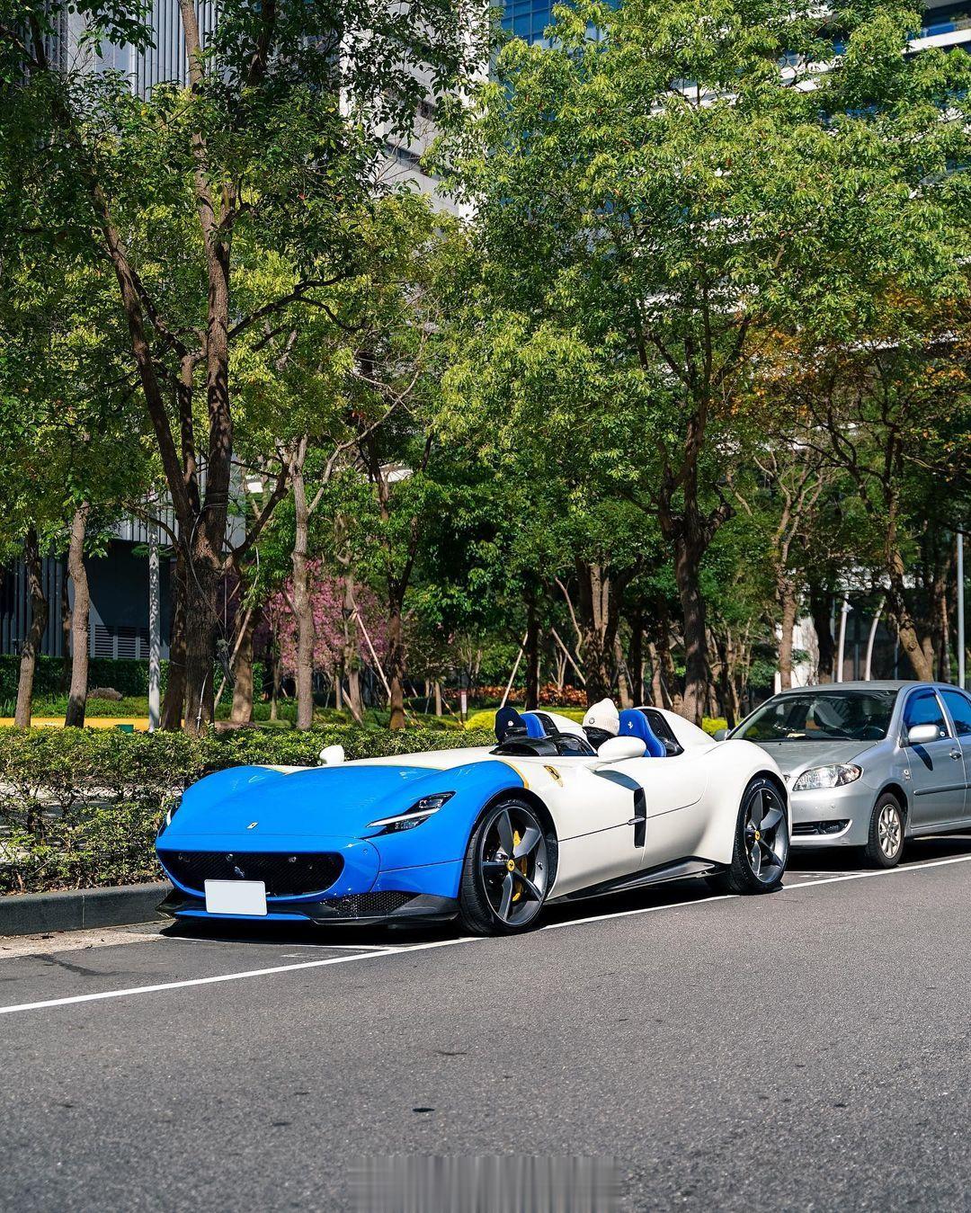 Ferrari monza sp2 🤍💙#car时尚##豪车超跑##monz