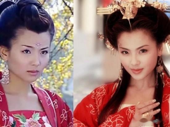 在同一部剧中饰演双重角色的女演员，林心如在列，图五：演技炸裂
最考验演员演技的就