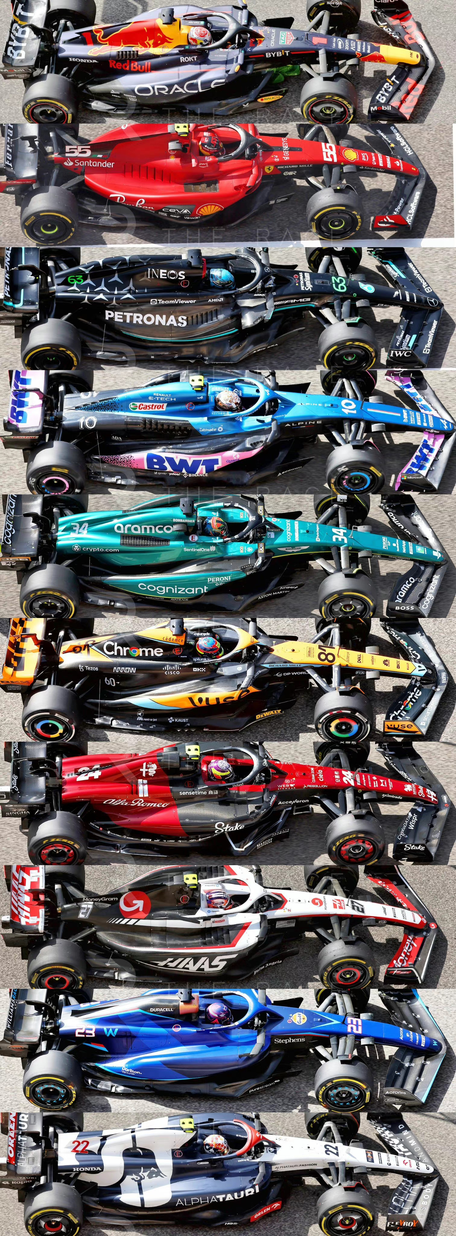 2023赛季10支车队集结完整~🔍#F1##赛车##Car时尚# ​​​