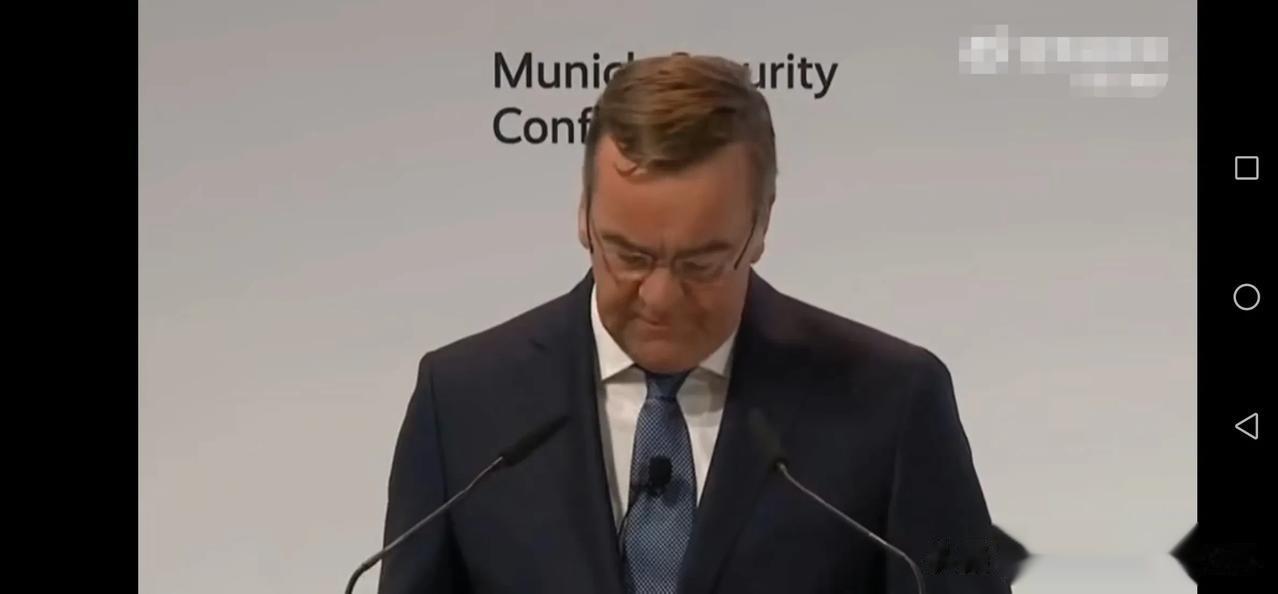 德国防长皮斯托留斯在慕尼黑安全会议上说：“乌克兰必须赢得战争！”

归集下刚才会