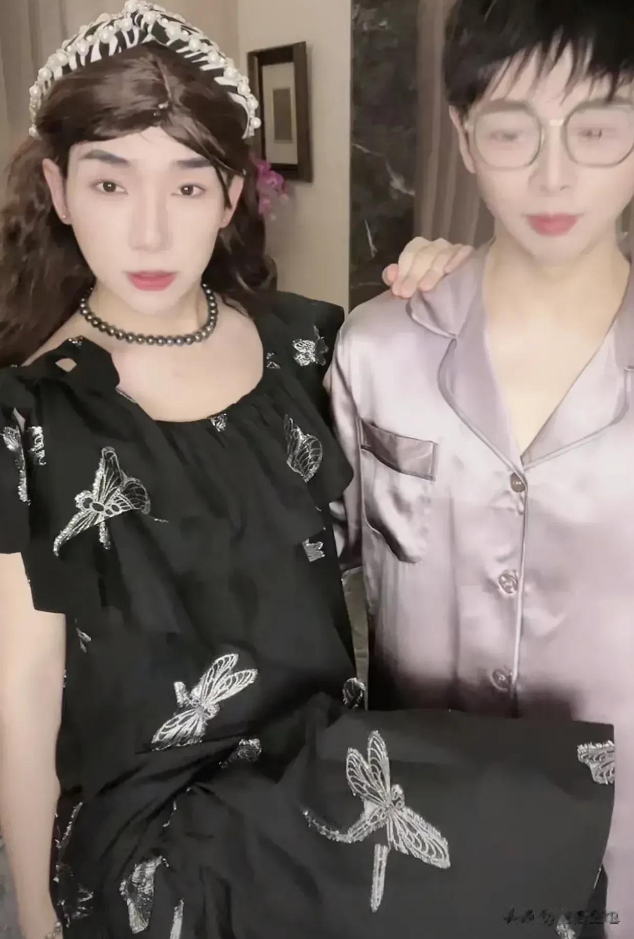 真搞不懂张兰直播间的这些男主播，带货就好好带货吗，一个男人为什么非得打扮成这样，