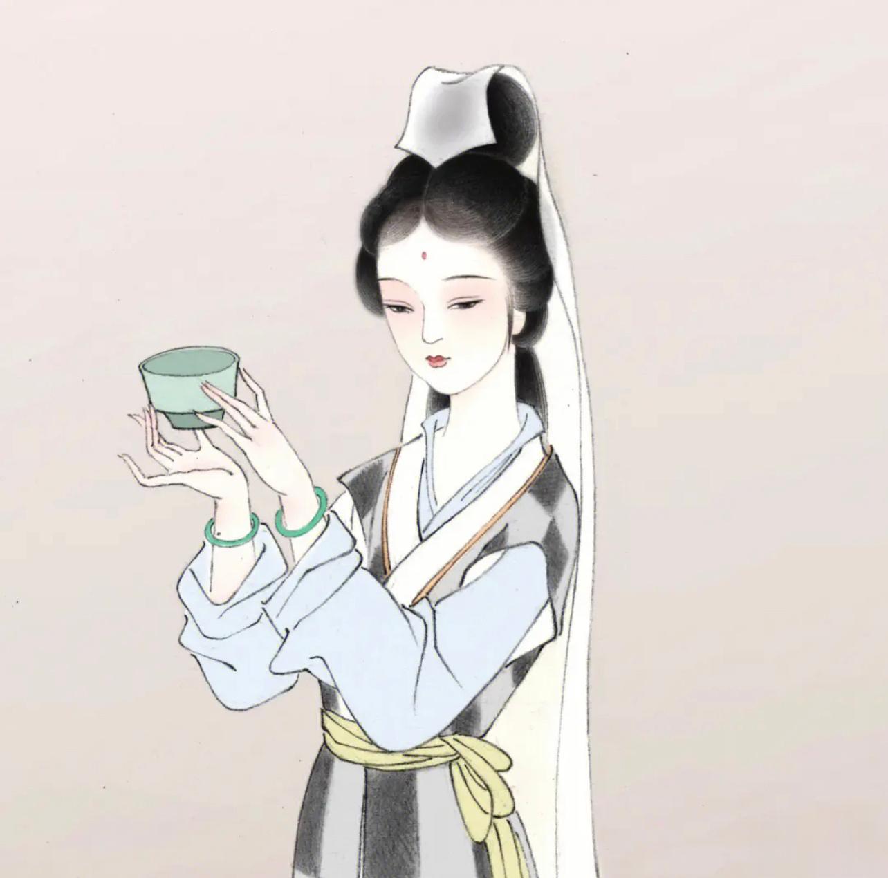 泡茶用什么水 #行走昭平# 刘姥姥进大观园的时候，贾母领着在园子里逛，逛到栊翠庵