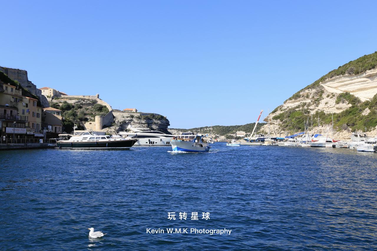 博尼法乔是地中海法国科西嘉岛南