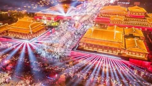 大唐不夜城甩出了王炸，曾经的长安炸晕世界，欧洲当时梦里寻他千百度他们还在黑灯瞎火