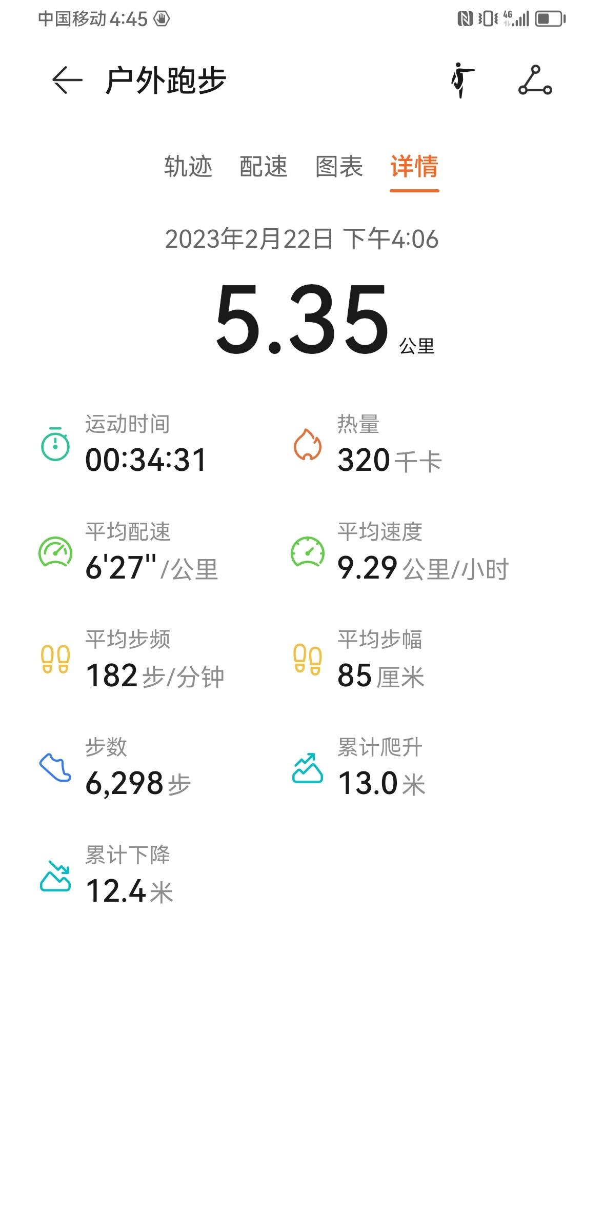 今日5公里。 ​​​