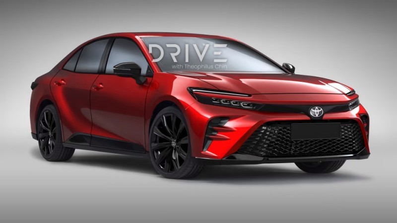 全新一代凯美瑞及RAV4假想图这两年，海外品牌主流中型车都迎来换代更新，新一代雅