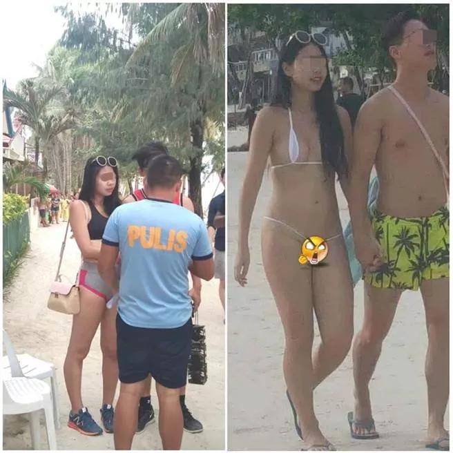 近期，一名台湾女游客在菲律宾游玩时，因为着装过于暴露被捕并被处以罚金。

这名台