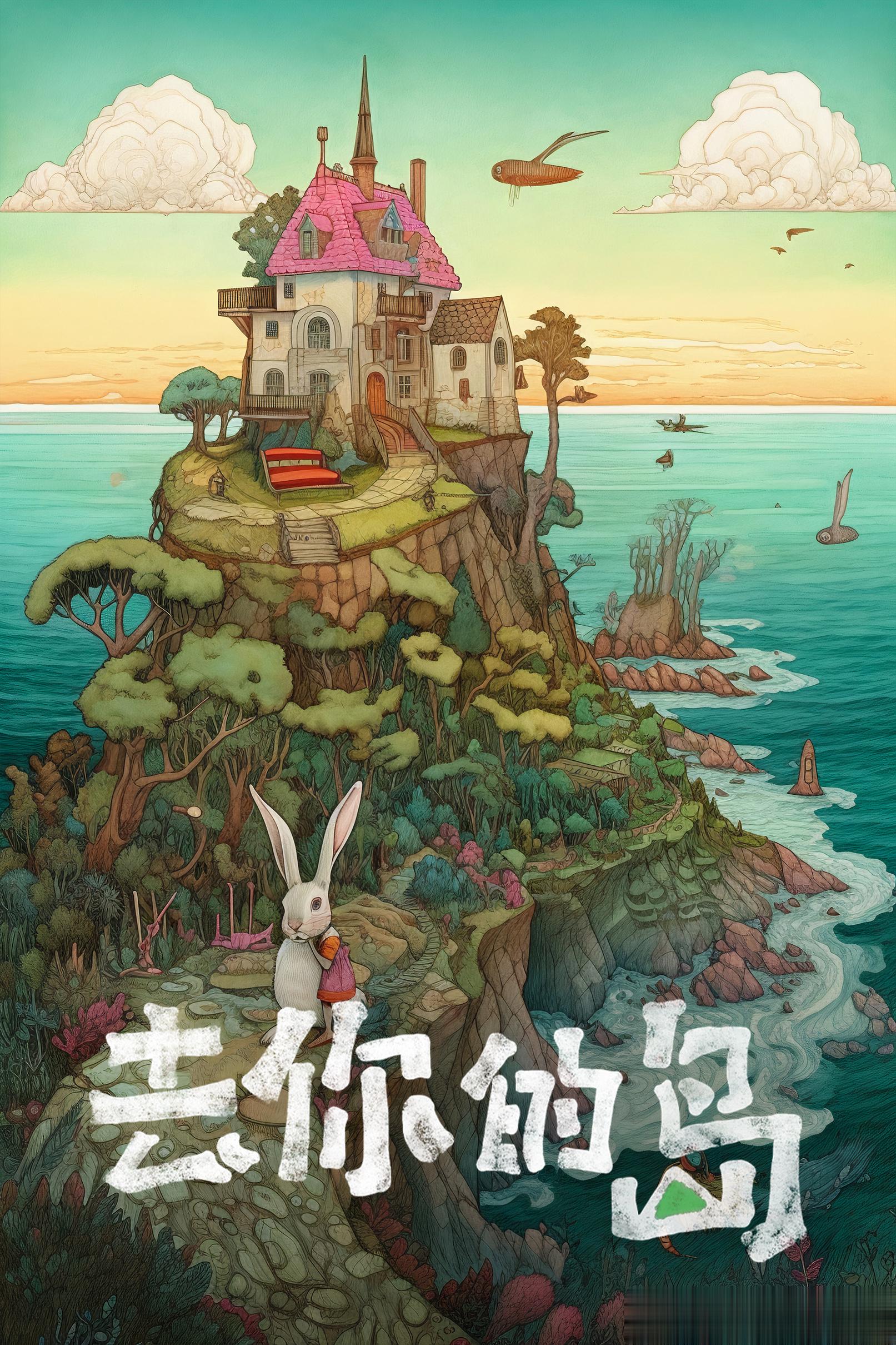 #去你的岛动画电影官宣# 电影《去你的岛》海报竟然是AI做的，你觉得哪一张最好看